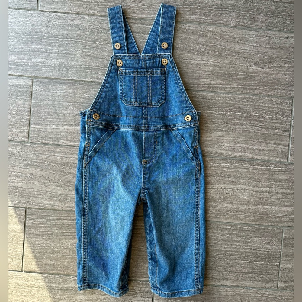 Blue overalls carters brand 18m